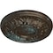 Ekena Millwork Odessa Ceiling Medallion (Fits Canopies up to 2 1/2"), 7 1/2"OD x 1 1/8"P, Bronze Blue Patina CM07ODBBS - alternate 3